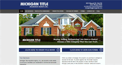 Desktop Screenshot of michigantitle.com